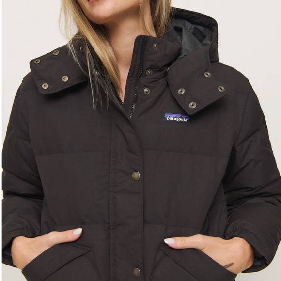 Reformation Patagonia W's Black Downdrift Puffer Jacket - Picture 3 of 10